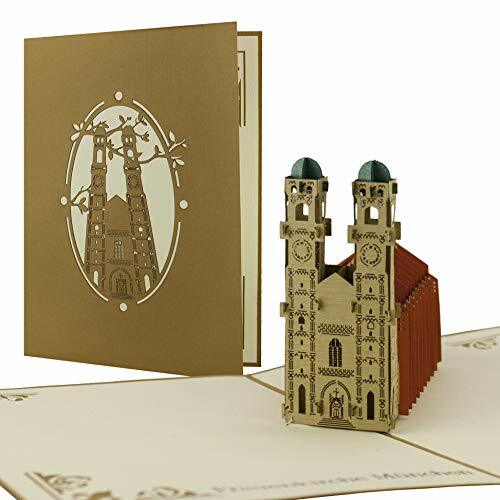 Pop Up Scheda * Frauenkirche di Monaco * Buono regalo * viaggio * Monaco, A08 (K