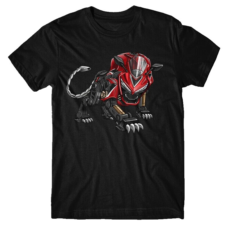 Camisetas de algodón de la motocicleta para De hombre