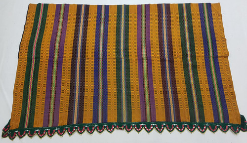 Vintage Handmade Traditional Beautiful Striped Kilim Floor Rug Carpet 202x125 cm