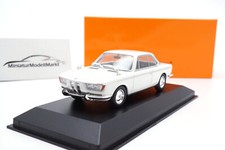 BMW 2000 CS - White - 1967 - 1:43 - Minichamps (940025080)