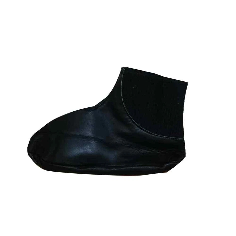 1 pair off Unisex 100% Quality Leather Socks slip-on no zip boxed Turkey prayer - Image 2 of 4