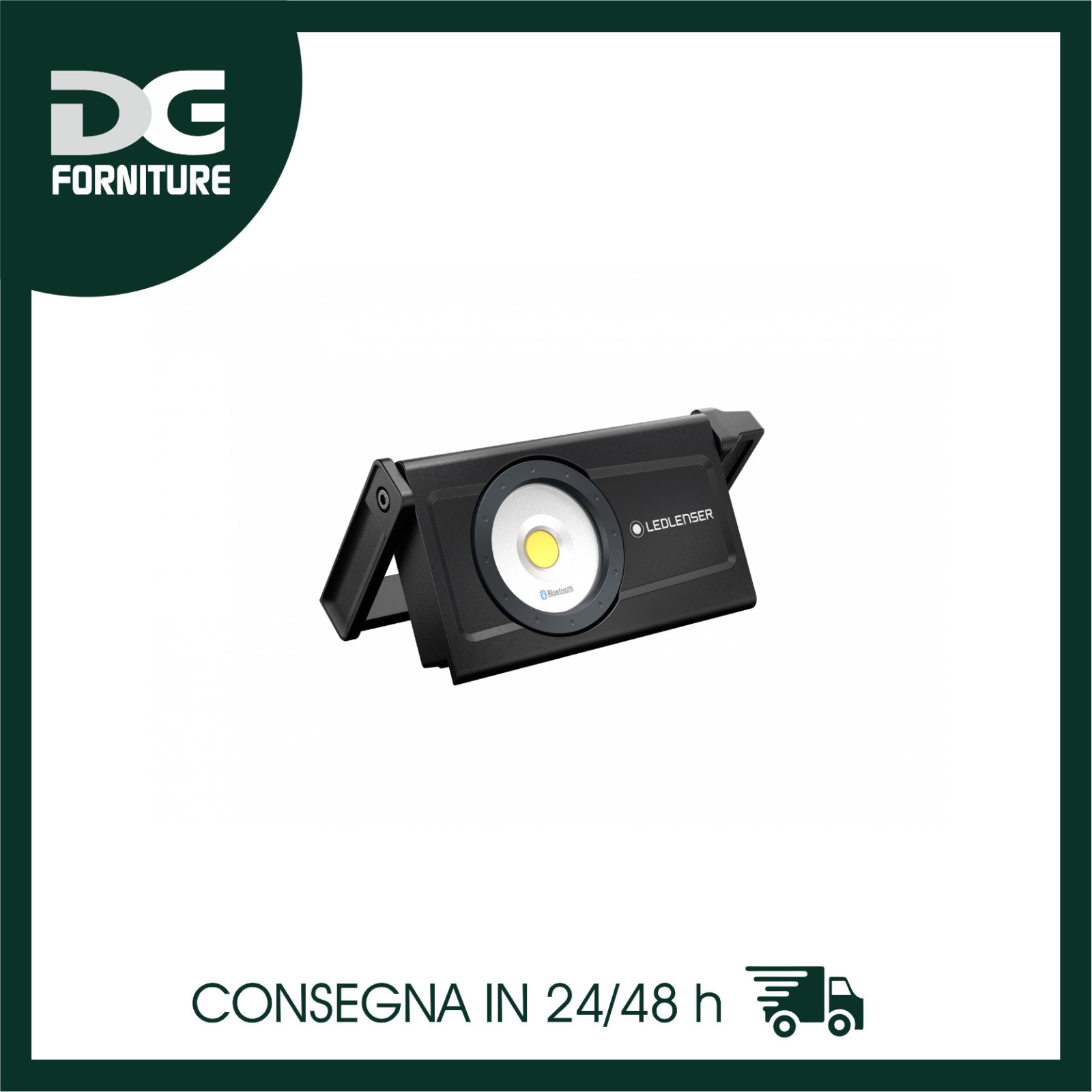 FARETTO LEDLENSER DA LAVORO OFFICINA IF8R BLUETOOTH AGGANCIO MAGNETICO 4500 LUM