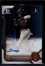 2022 Bowman Chrome Prospect Autographs Alexander Suarez