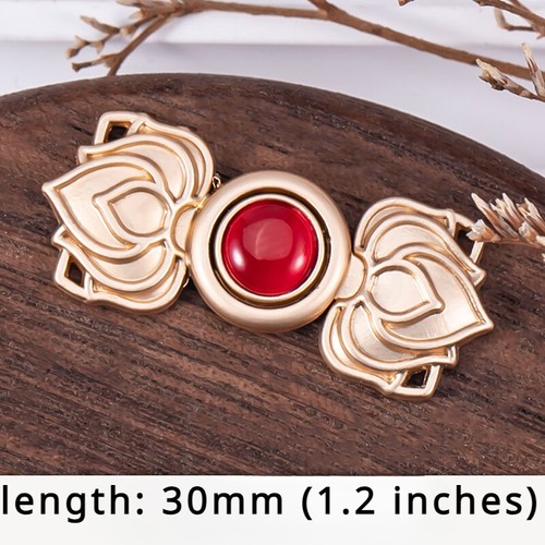5pcs Chinese Retro Frog Buttons Craft for Ethnic Cheongsam Hanfu Decoration DIY - Picture 3 of 21