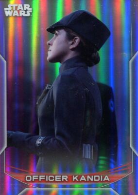 Star Wars Chrome 2020 Refractor Base Card #43-R Officer Kandia