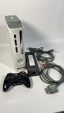 Xbox 360 60GB Console + PSU, Controller, RCA Component Cable - LOOK