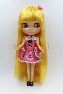New 12'' Neo Blythe Doll from factory Long straight hair with articulated body