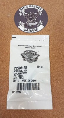 Harley Davidson Vertikale Schlüsselkappe Run/Stop HD 71500169
