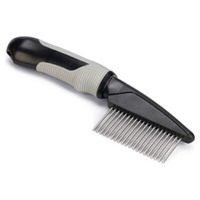 Beeztees Pflegekamm Rotierende Zinken Schwarz/Grau 21X5,5Cm FüR Hunde