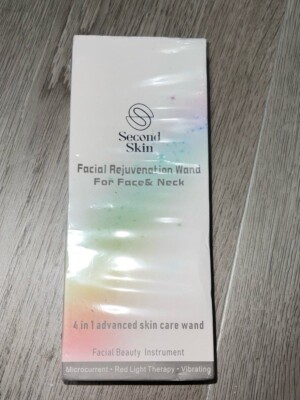 Second skin facial rejuvenation 4-in-1 Facial Wand, Red Light Therapy for Face a