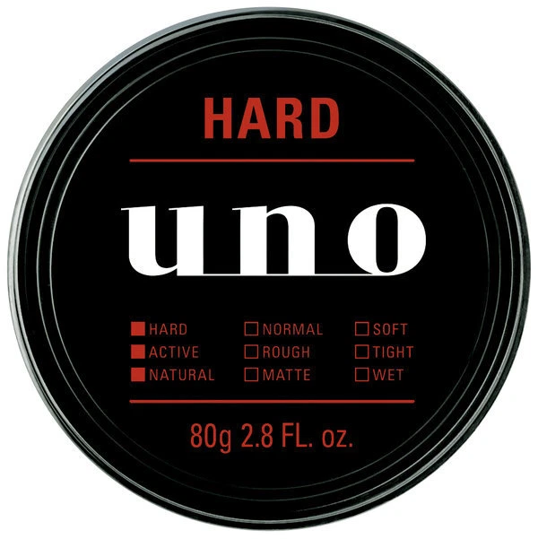 [SHISEIDO UNO] Hybrid Hard Strong Hold Hair Styling Wax 80g NEW - Image 2 of 2
