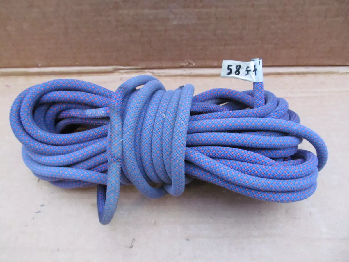 Heavy Duty Professional Climbing rope 58 feet long, 11mm thick used retired