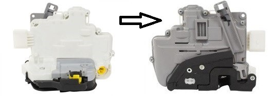 Serrure de porte avant gauche premium pour verrouillage centralisé Audi A3 8P et A4 B7
