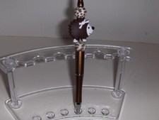 NEW - Brown Retractable pen - hedgehog