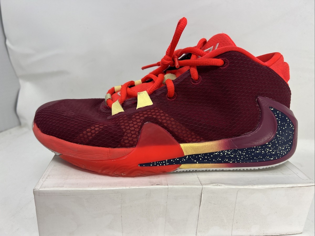 Nike Zoom Freak 1 Noble Red Giannis Antetokounmpo BQ5633-600 Kids