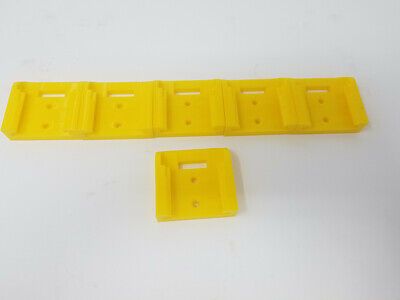5 Pack 3D Printed 20V Battery Holder Made for Dewalt 5 Pack Yellow