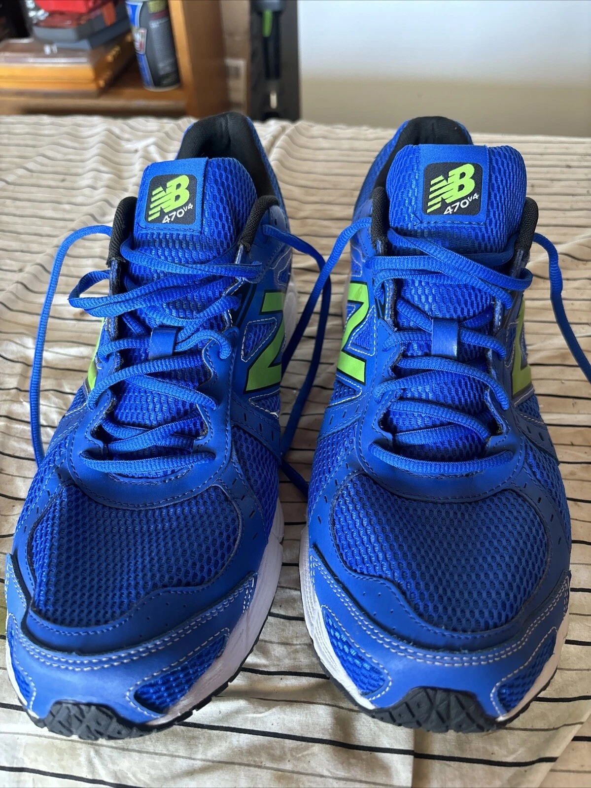 New Balance 470 V4 Blue Green Men'sShoes Size 15