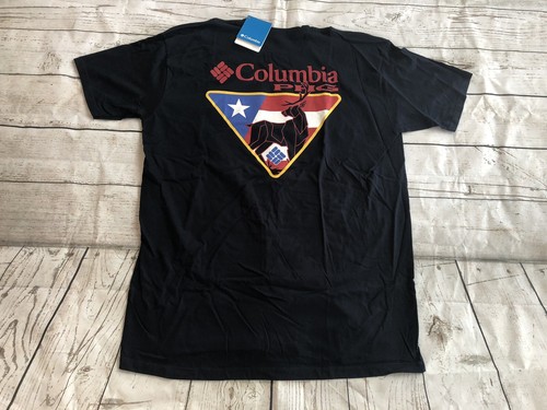 Columbia PHG Mens T-Shirt American Flag 
