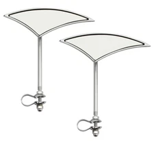 ALTALINE Bicycle Pair Alloy Axe Mirror Right Chrome