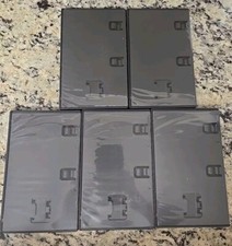 5 pcs Black Cases for Nintendo Switch Game Retail Case Replacement