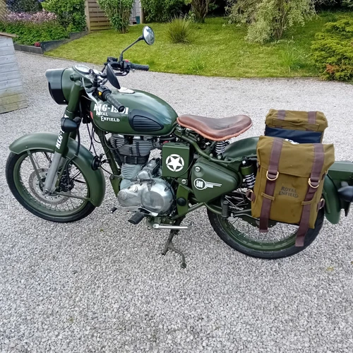 2014 Royal Enfield Bullet Classic EFI 500cc in Battle Green -unfinished project - Picture 1 of 9