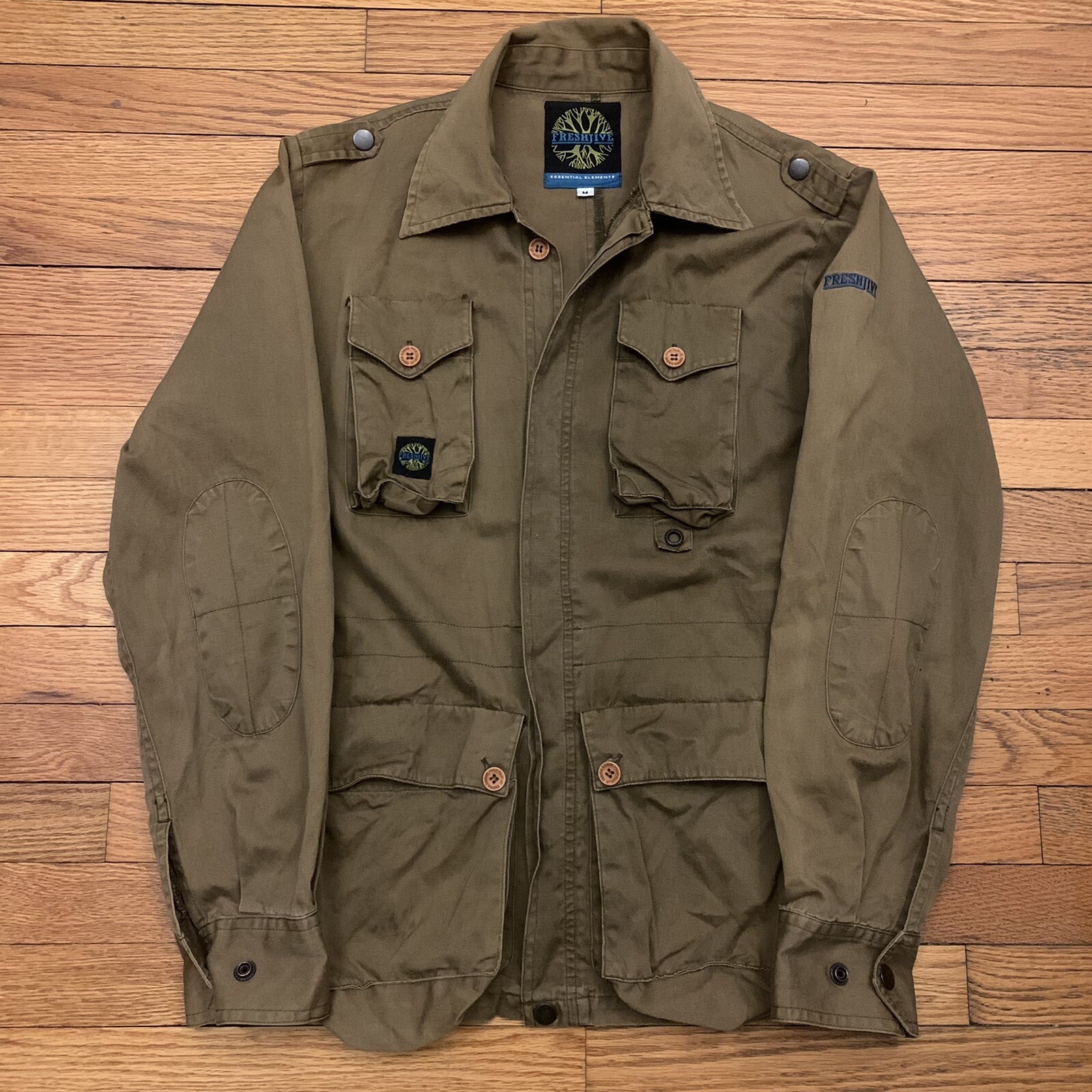 Vintage FreshJive Essential Elements Button Up Sh… - image 1