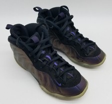 Nike Little Posite One GS Boy's Size 2Y Sneakers Purple Iridescent