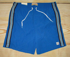 MENS OP OCEAN PACIFIC DRAWSTRING BLUE LINED SWIM BOARD SHORTS SIZE L