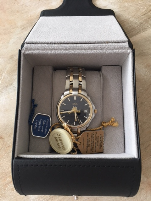 Uhr Quartz Armbanduhr NEU 36mm Sapphire Crystal