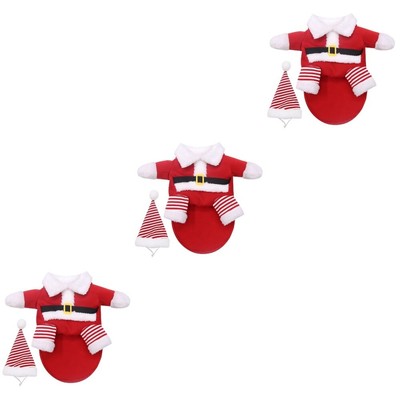  3 Sets Geburtstag Des Hundes Haustier Weihnachten Biped Kleidung