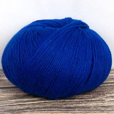 Imitation Cashmere Dyed Royal Blue 50g 260m 4 ply Knitting Crochet Weaving