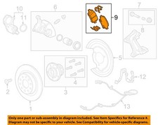 GM OEM 16-20 Equinox Rear Suspension Brake Components-Brake Pads 85127904