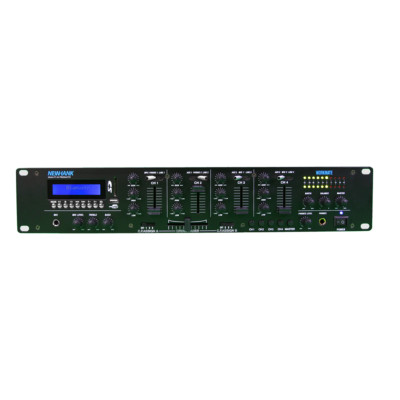 Newhank Workmate Stereo Mixer Vorverstärker 2HE USB Bluetooth Mischpult