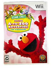 Sesame Street: Elmo's A-to-Zoo Adventure (Nintendo Wii) Complete w/ Manual Clean