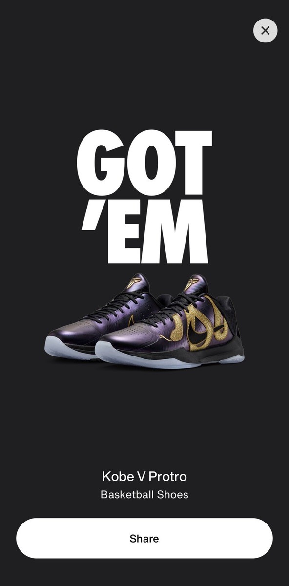 Buy Size 11.5 - Nike Zoom Kobe 5 Protro Year of the Mamba