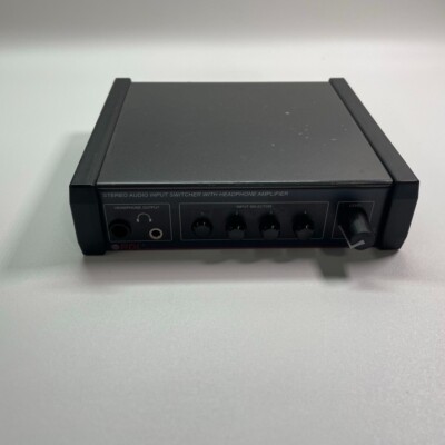 RDL EZ-HSX4 Stereo Audio Input Switcher with Headphone Amp - 4X1 UNIT ONLY