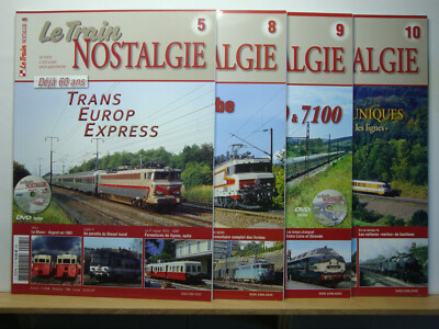 Revue TRAIN NOSTALGIE   Lot de 4 Numéros 2017 2018   N° 05 08 09 10 | eBay