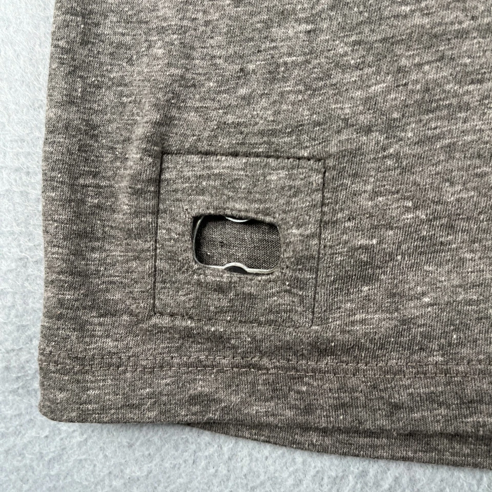 Pop Top Brew City T Shirt Large Gray Caesars Graphic Print Bottle Opener New - Image 2 of 4