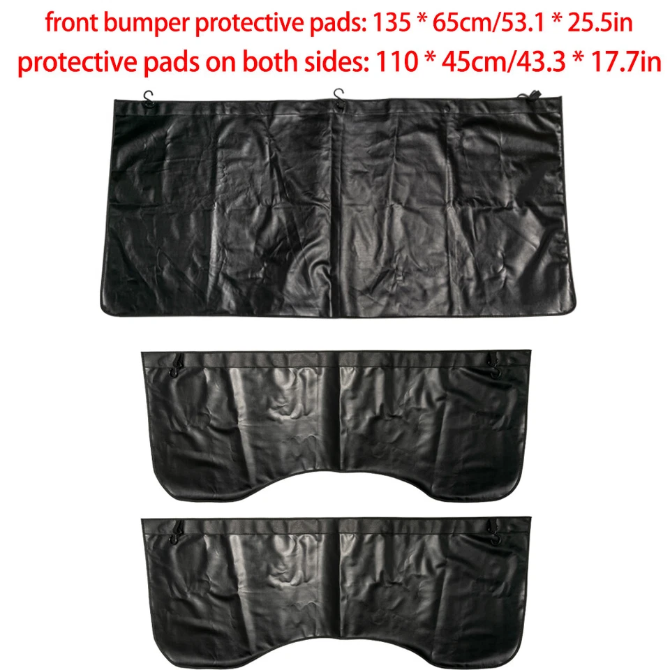 Auto Magnetic Fender Cover Mechanics Paint Protector Anti-Scratch PU Leather Pad - Image 2 of 4
