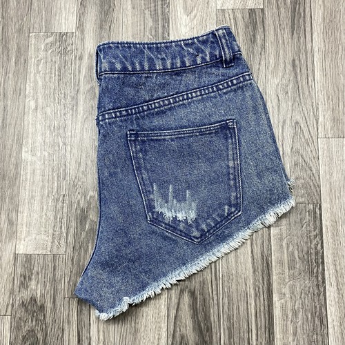 DIVIDED by H&M Mid Rise Blue Denim Cut Off Jean Shorts Women's Size 6