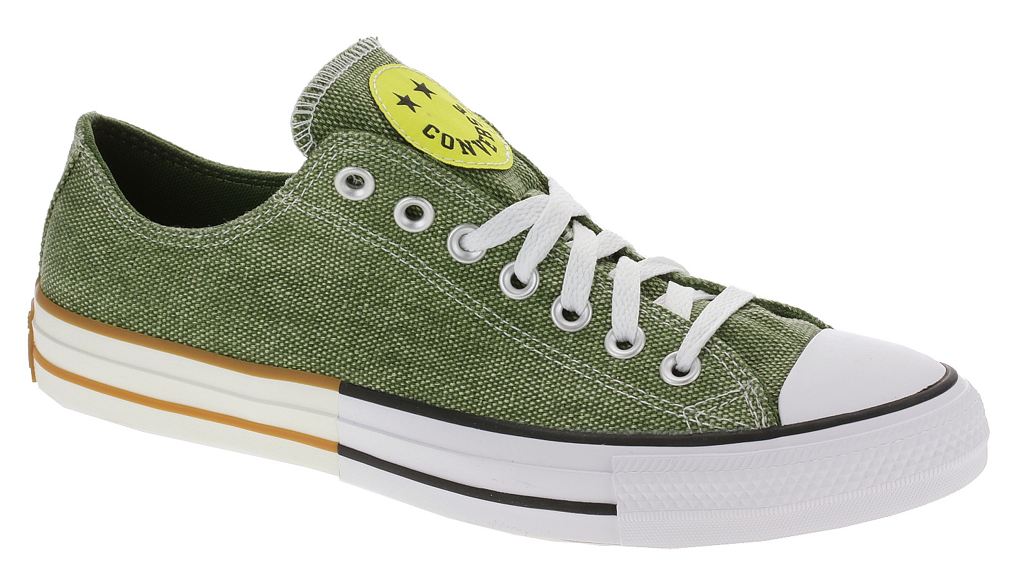 SAOLA Sneakers Converse Chuck Taylor AS OX 167663F VERDE CIPRESSO GIALLO ZINCO M3.5 W5.5