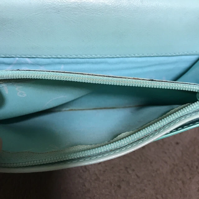 Cartera Larga Emilio Pucci Verde Amarillo Multicolor Mujer Usada Hecha en Japón Foto 4 de 4