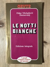 Libro Romanzo Fedor M.Dostoevskij - Le Notti Bianche