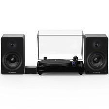 Fluance RT84 Vinyl Turntable, PA10 Preamp, Ai61 Powered 6.5" Bookshelf Speakers