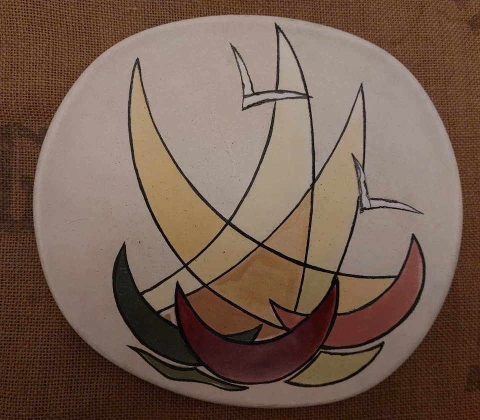 Assiette louis giraud Ceramique Vallauris - Photo 3/3