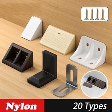 Nylon Angle Bracket Corner Brace Bracket Cabinet Shelf Support Connector