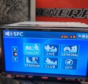 ECLIPSE AVN668HD 2 DIN 7in Touchscreen In-Dash GPS Navigation Aux  dsp 