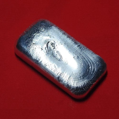 75.31g .999 Silver Hand Poured Bullion Bar