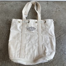 Vintage The Original Nantucket Diddy Bagg Tote Bag Canvas Made In USA YKK Zipper