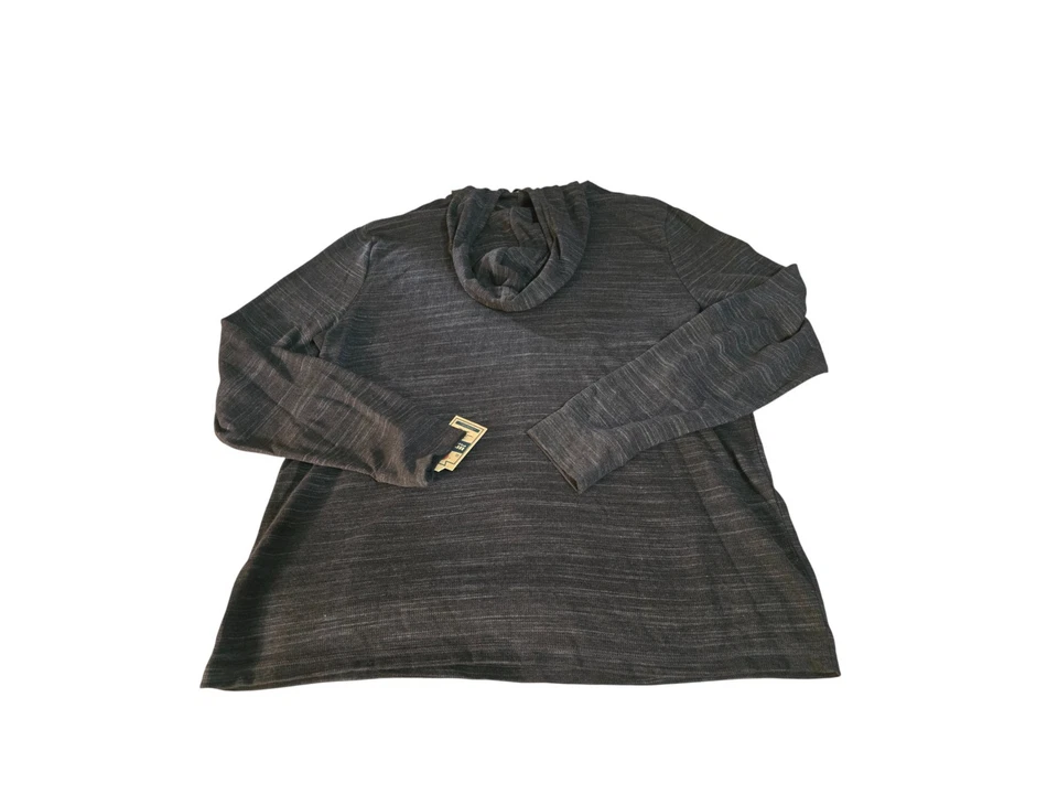 Moletom com capuz Urban Pipeline masculino preto maçante manga longa GG novo com etiquetas - Imagem 3 de 4